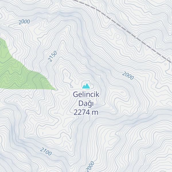 Map of Gelincik Dağı