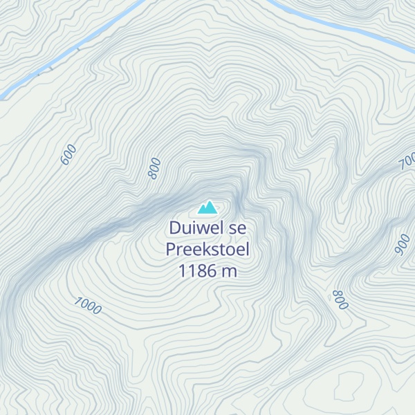 Map of Duiwel se Preekstoel