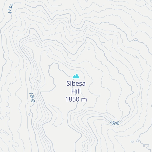 Map of Sibesa Hill