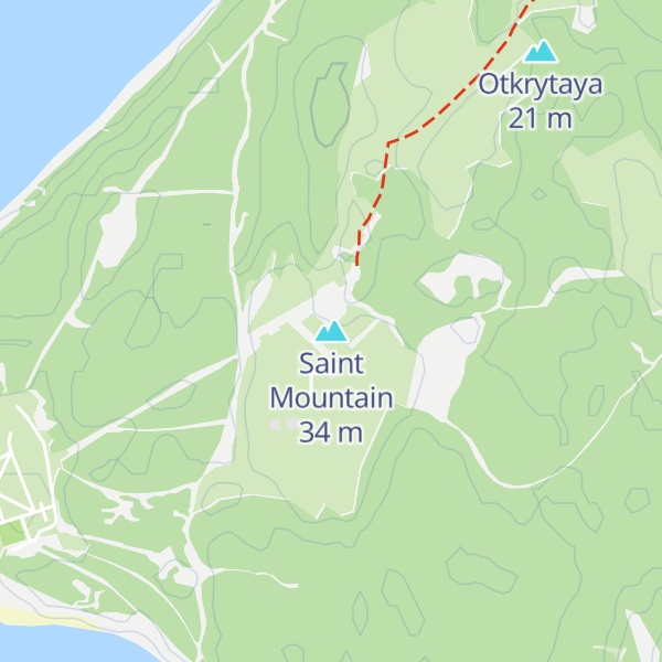 Map of Saint Mountain