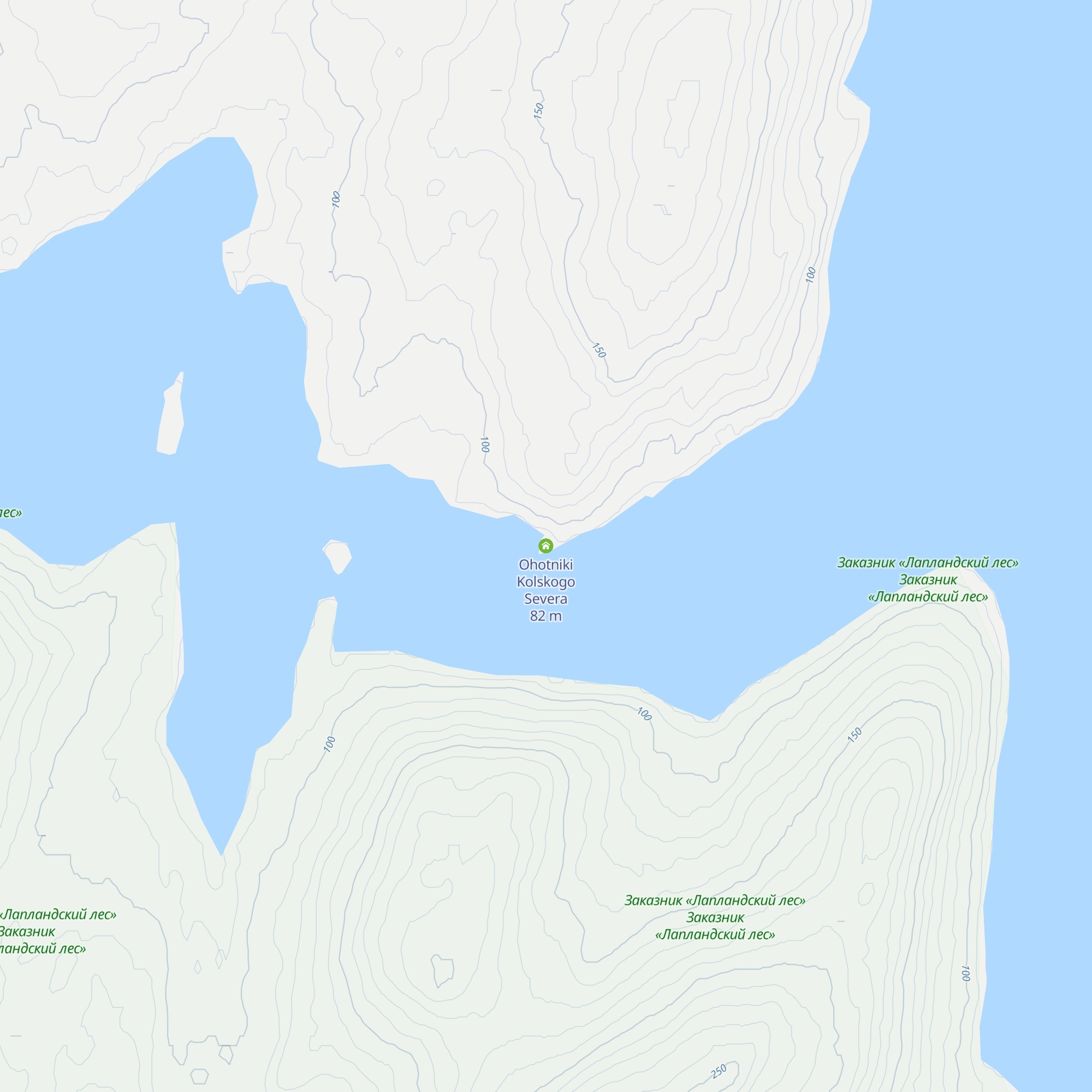 Ohotniki Kolskogo Severa map