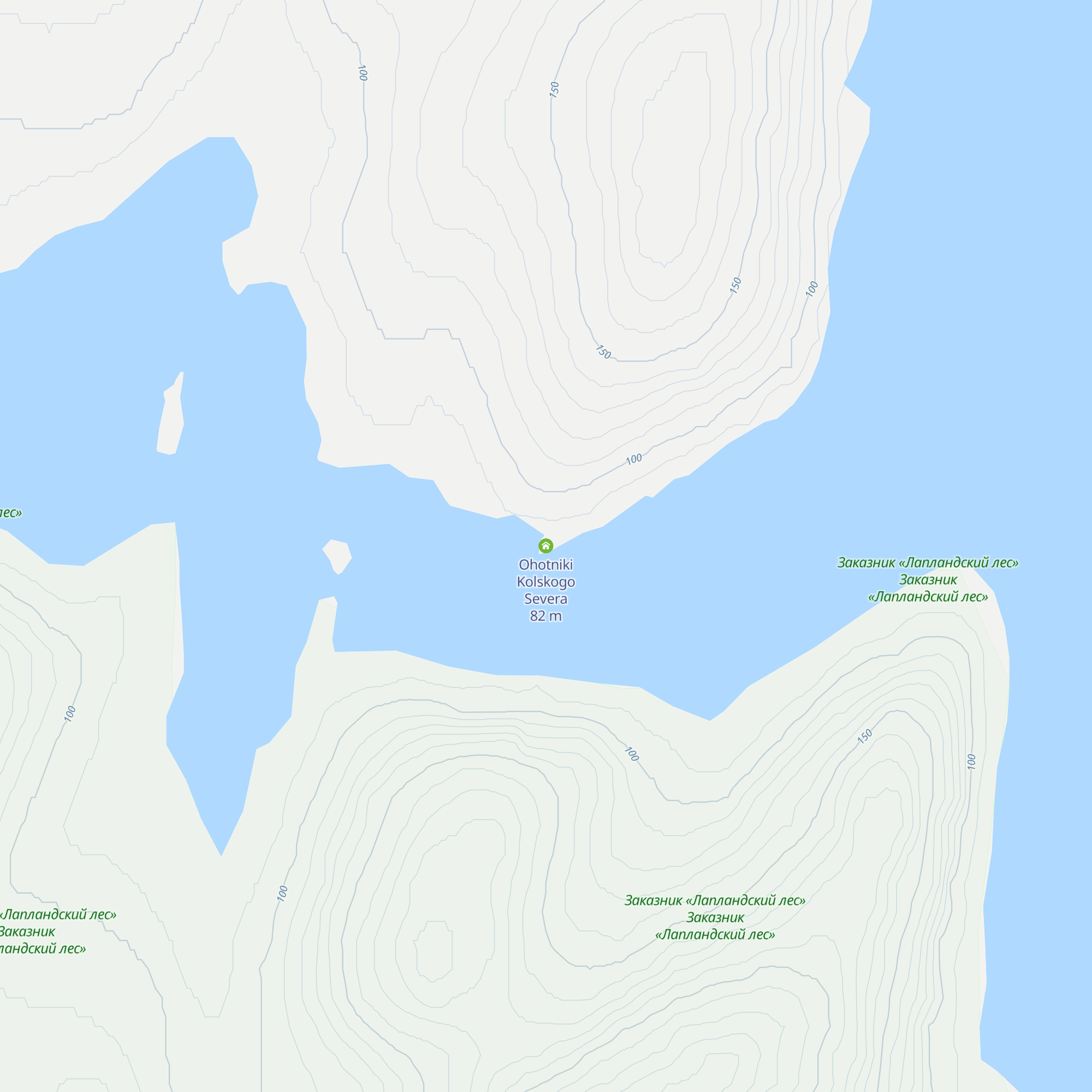 Ohotniki Kolskogo Severa map