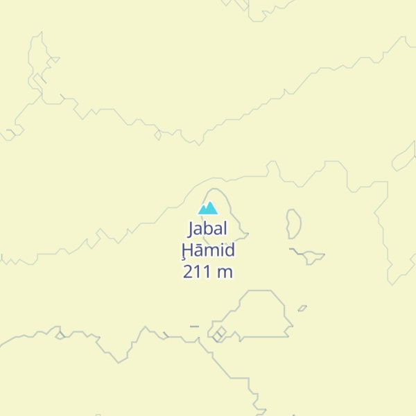 Map of Jabal Ḩāmid