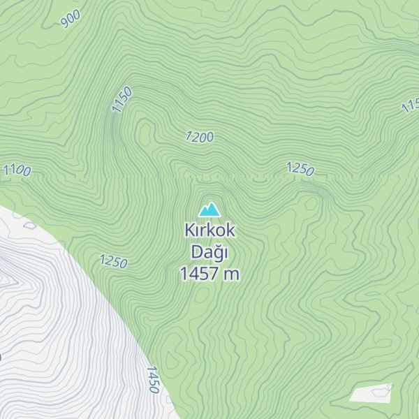 Map of Kırkok Dağı