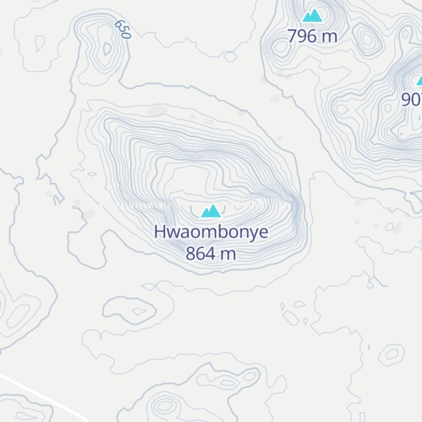 Map of Hwaombonye