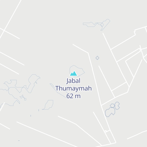 Map of Jabal Thumaymah