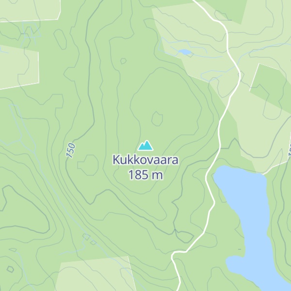 Map of Kukkovaara