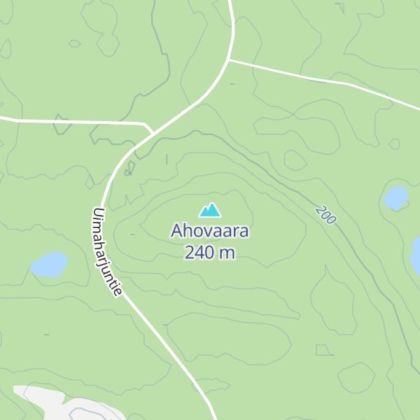 Map of Ahovaara