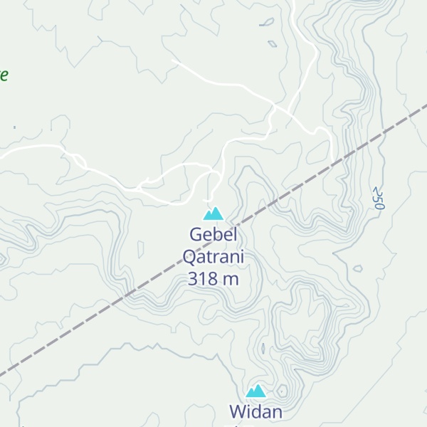 Map of Gebel Qatrani