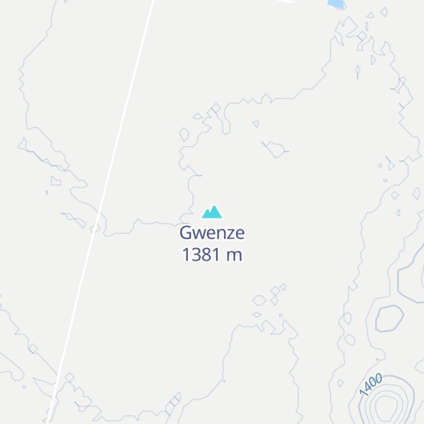 Map of Gwenze