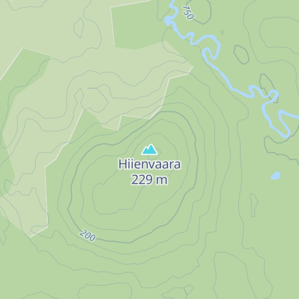 Map of Hiienvaara