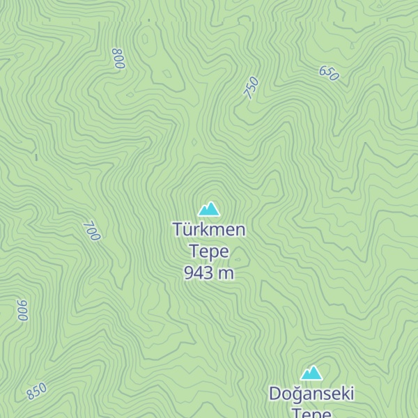 Map of Türkmen Tepe