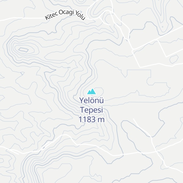 Map of Yelönü Tepesi