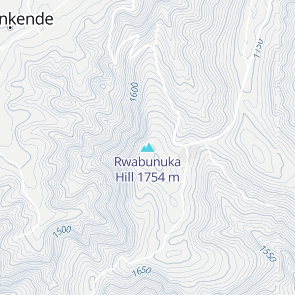 Map of Rwabunuka Hill