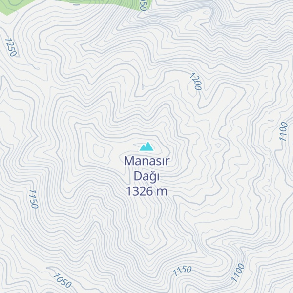 Map of Manasır Dağı