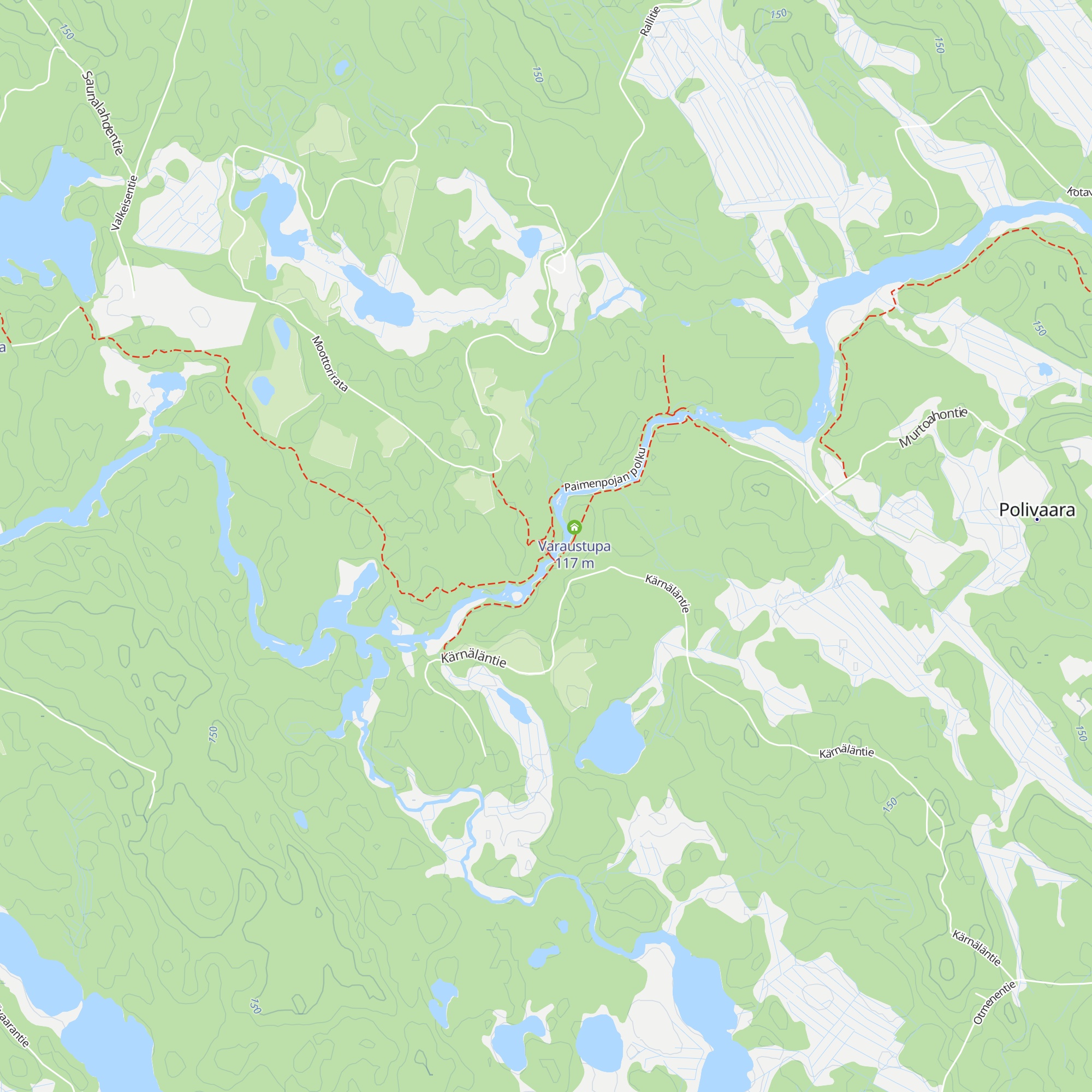 Vekarusjoen kota map