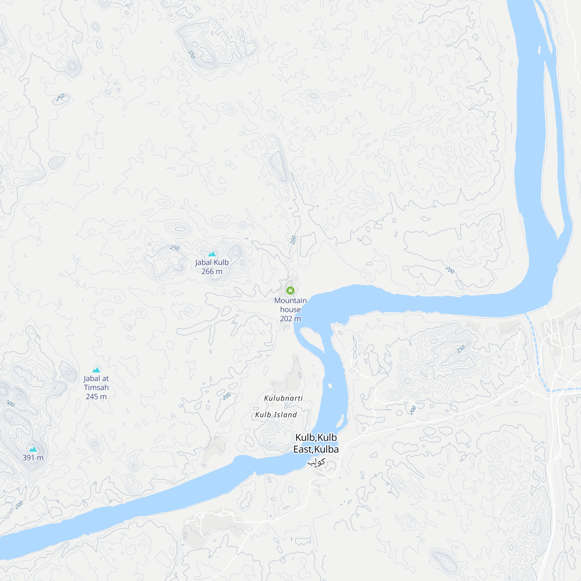 Mountain house map