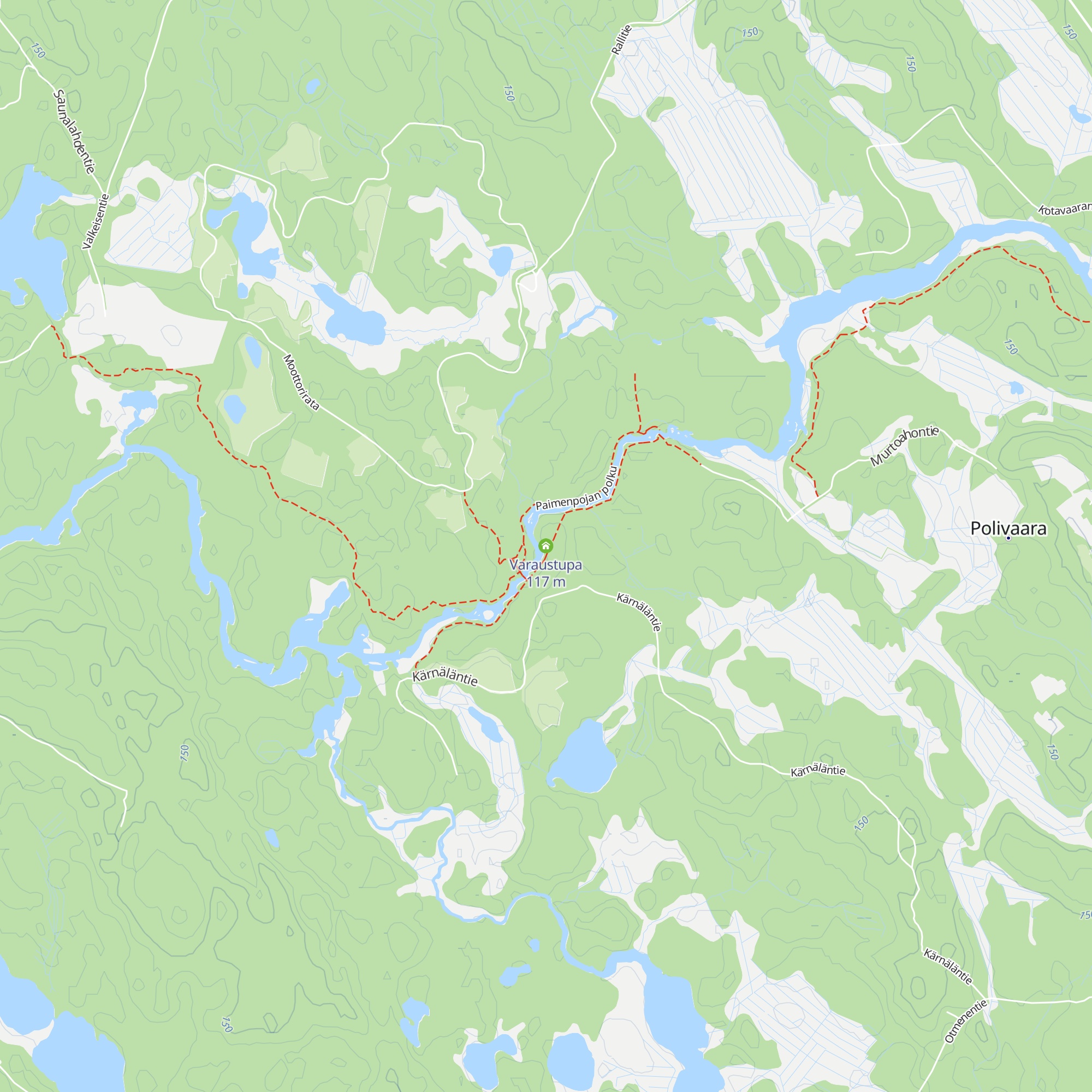 Varaustupa map