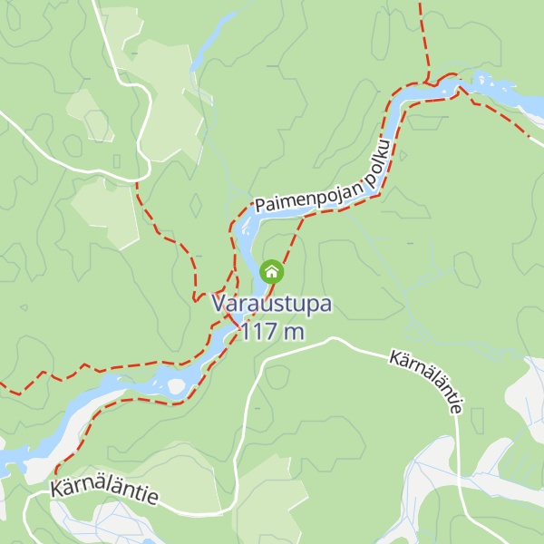Map of Varaustupa