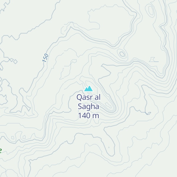 Map of Qasr al Sagha