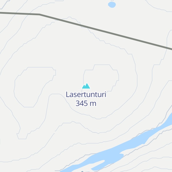 Map of Lasertunturi