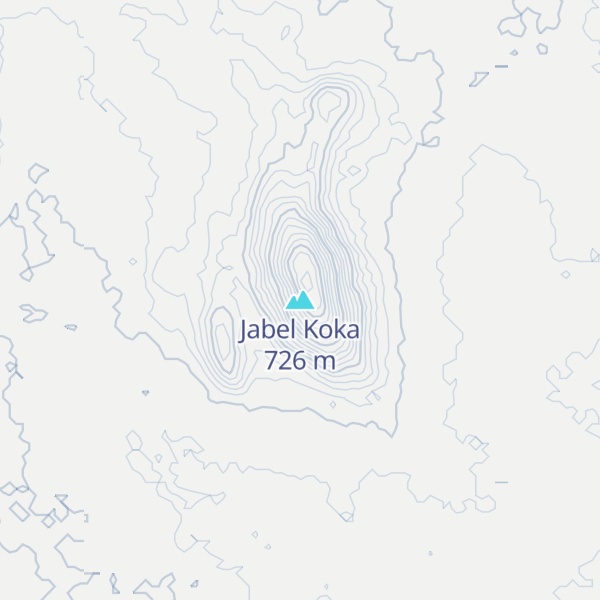 Map of Jabel Koka
