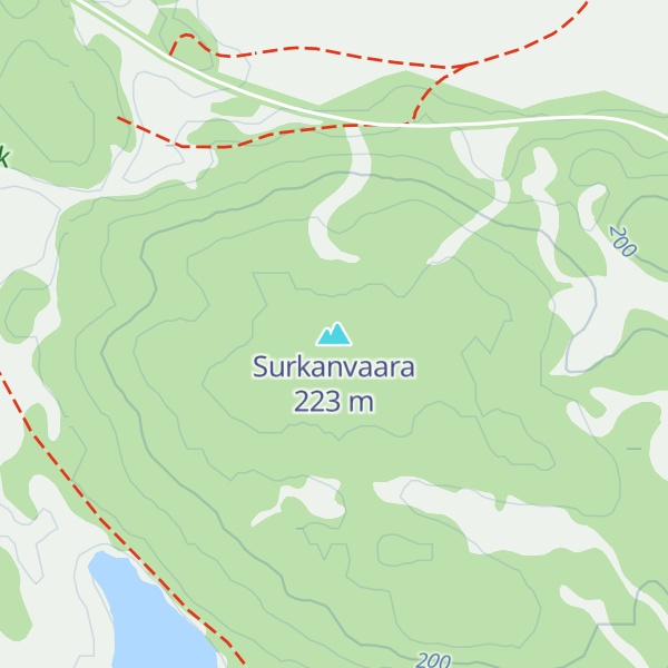 Map of Surkanvaara