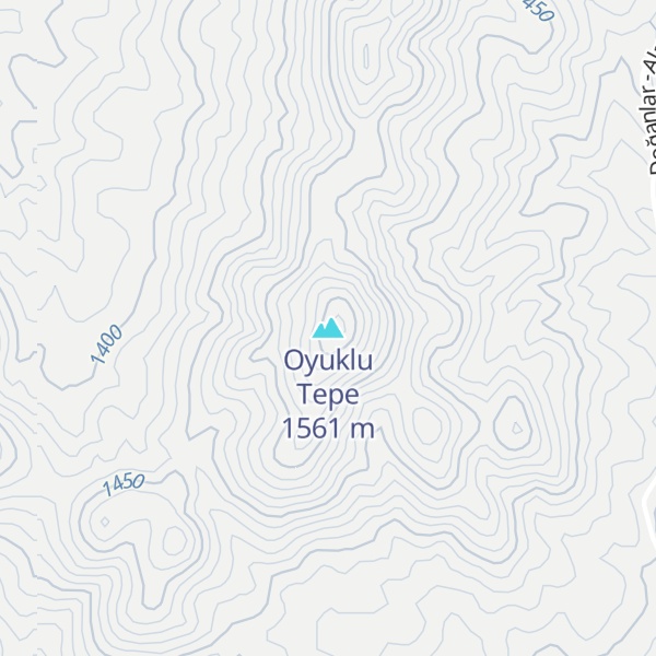 Map of Oyuklu Tepe