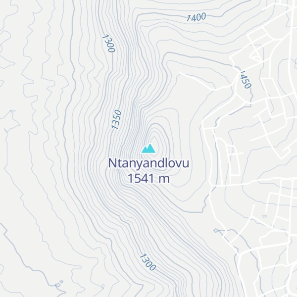 Map of Ntanyandlovu