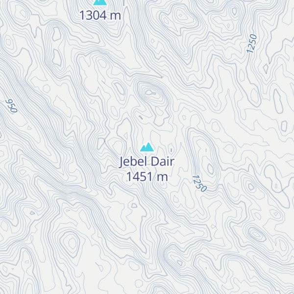 Map of Jebel Dair