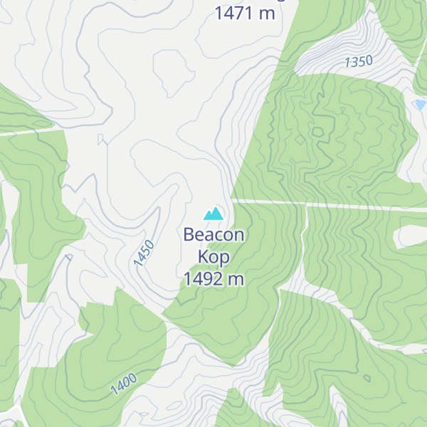 Map of Beacon Kop