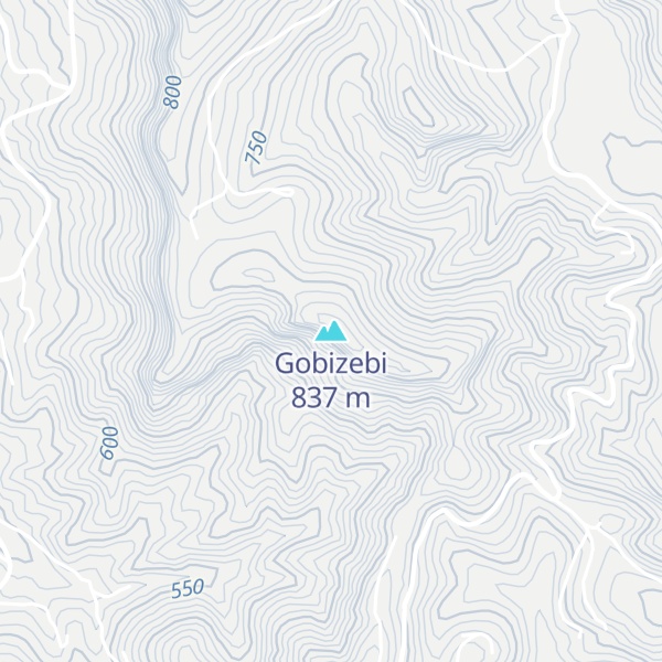 Map of Gobizebi