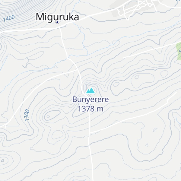 Map of Bunyerere