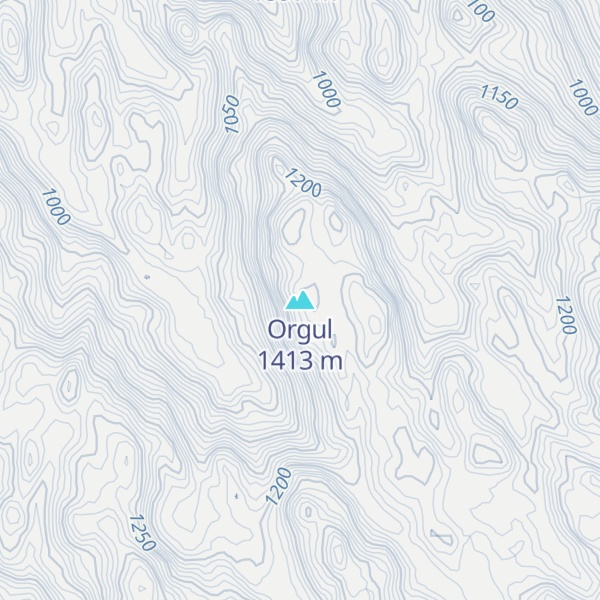 Map of Orgul
