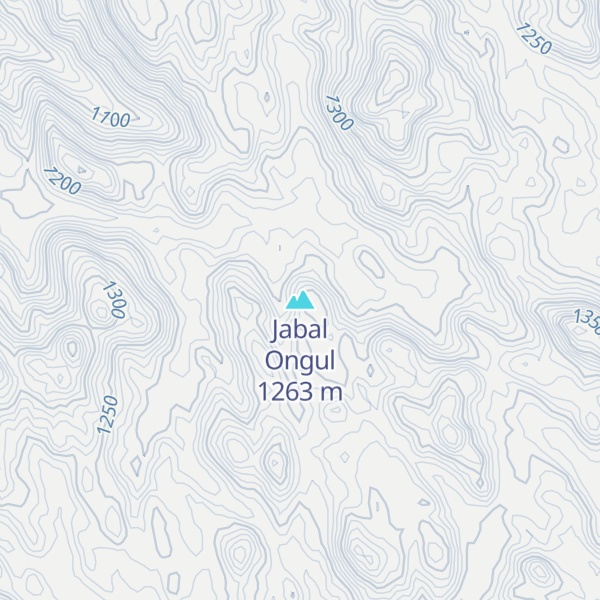 Map of Jabal Ongul
