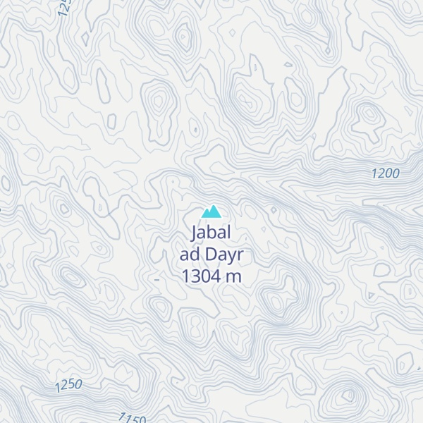 Map of Jabal ad Dayr