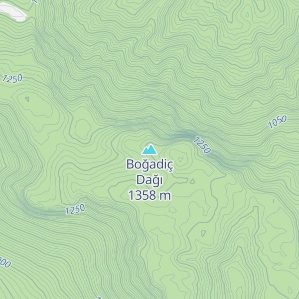 Map of Boğadiç Dağı
