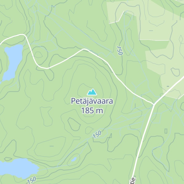 Map of Petäjävaara