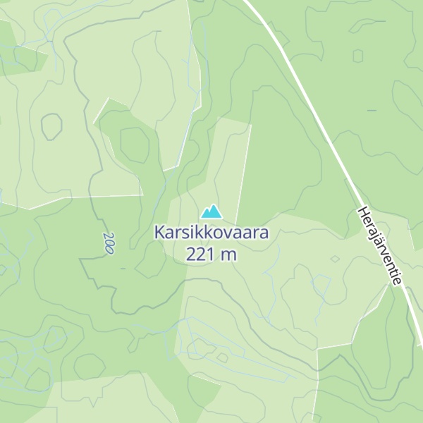 Map of Karsikkovaara