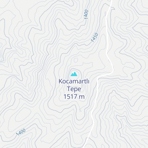 Map of Kocamartlı Tepe