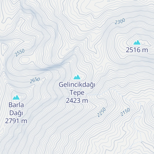 Map of Gelincikdağı Tepe