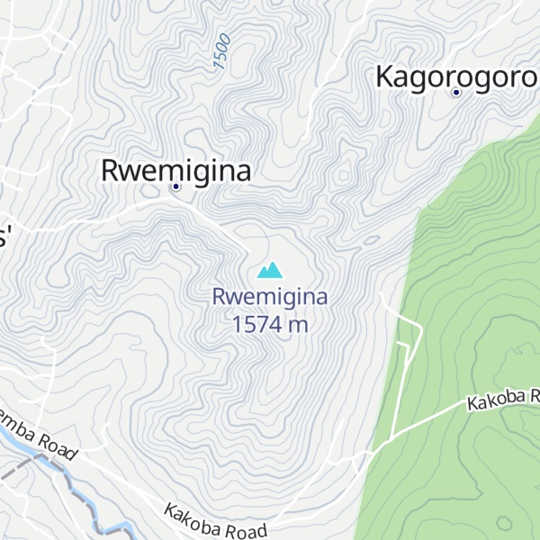 Map of Rwemigina
