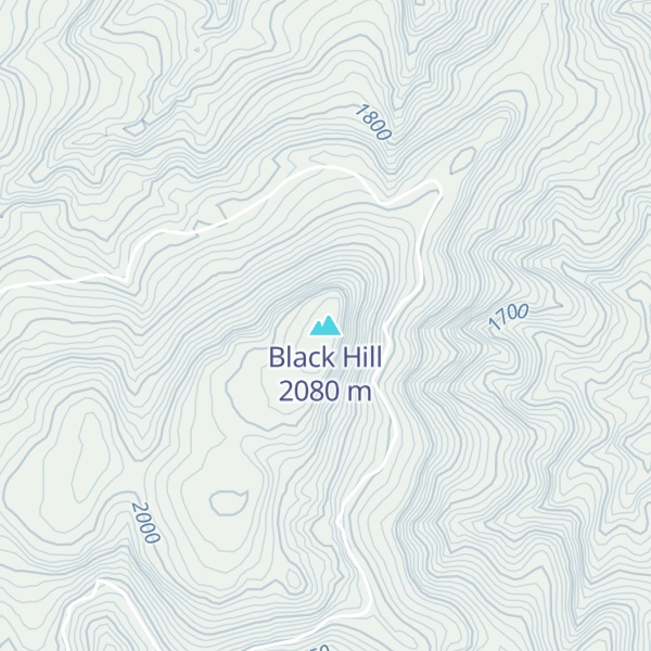 Map of Black Hill