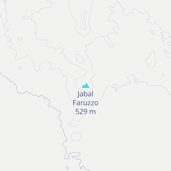 Map of Jabal Faruzzo
