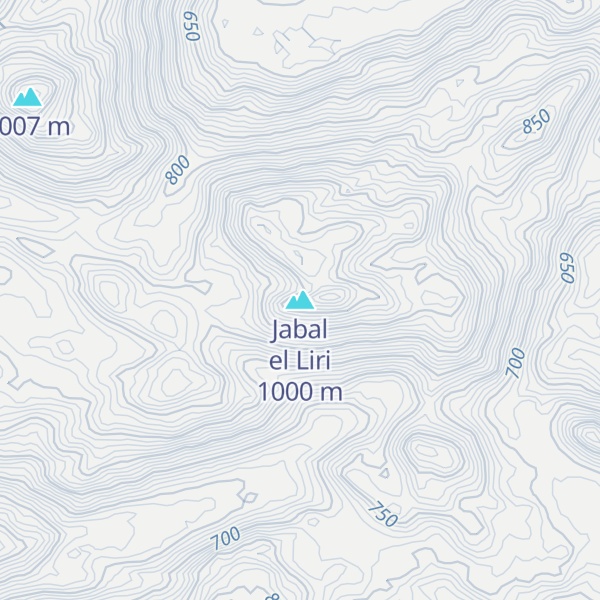 Map of Jabal el Liri