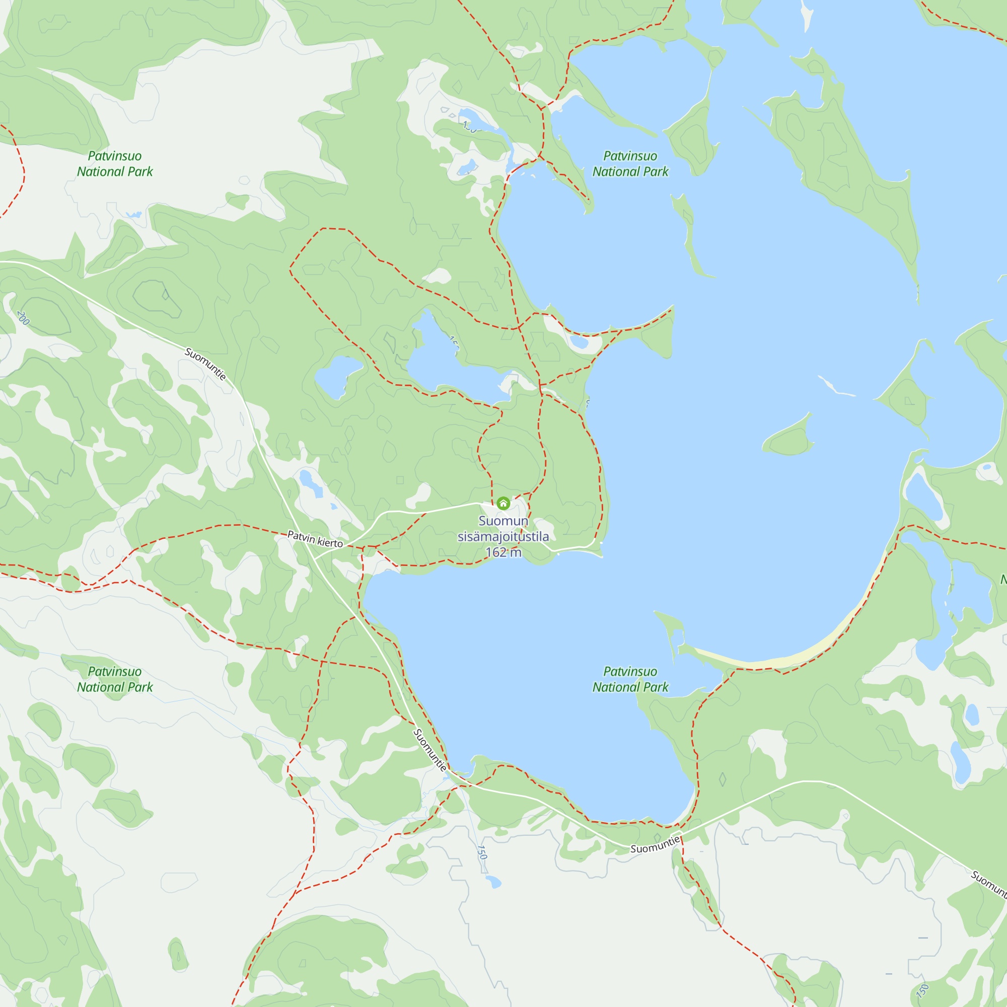 Suomun sisämajoitustila map