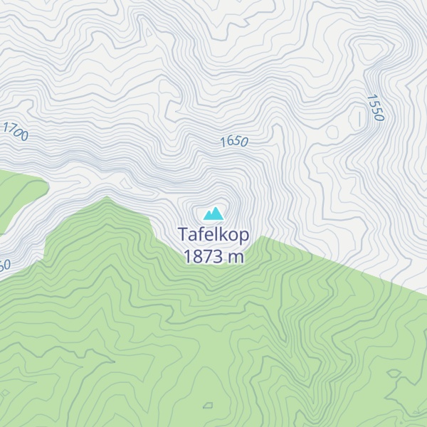 Map of Tafelkop