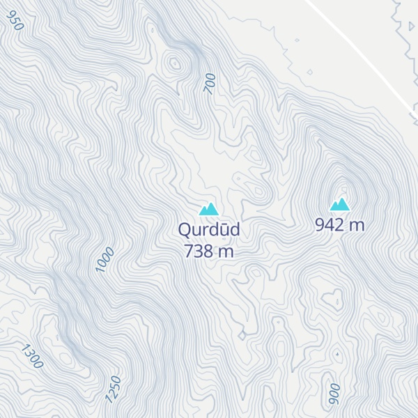 Map of Qurdūd