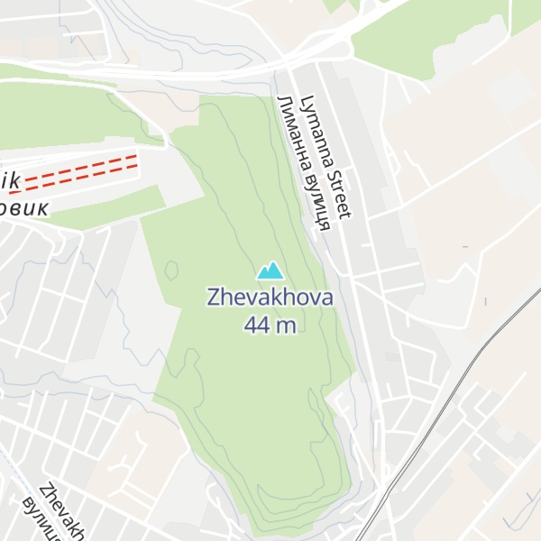 Map of Zhevakhova