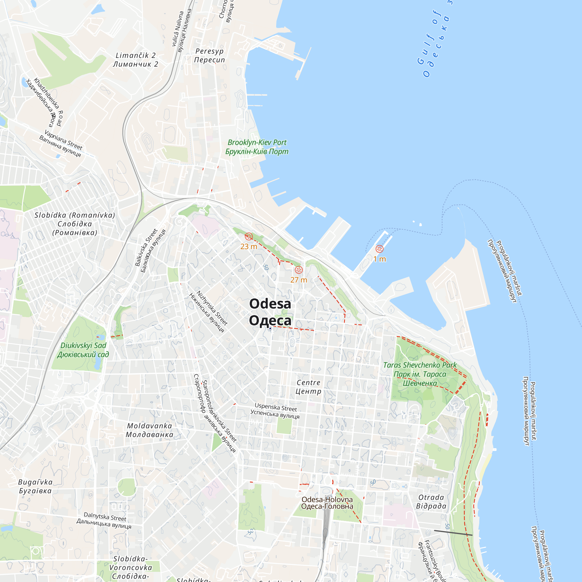 Odesa Tourism Center map